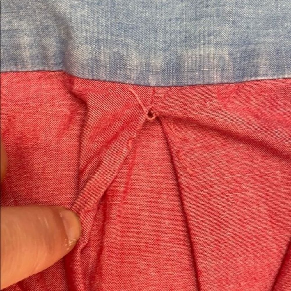 Vintage Nautica Mens Button-down Short Sleeve Casual Shirt Size M - Picture 7 of 7